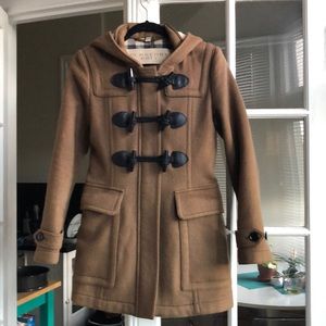 Burberry Brit Fitted Duffle Peacoat Size 4